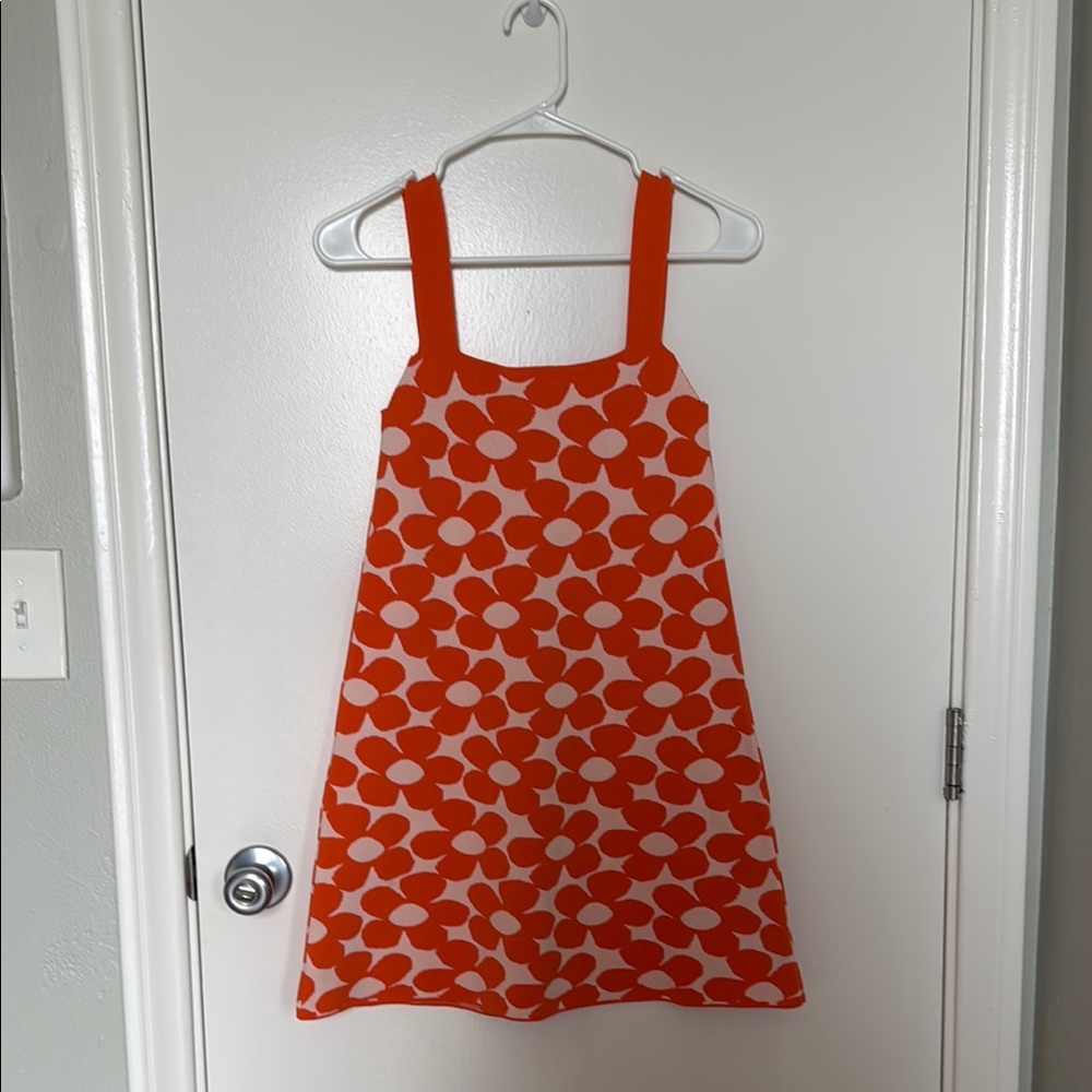ZARA Orange Floral Dress